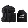 Vism Tactical Backpack w/10"x12" Level III+ STR's Cut PE Hard Ballistic Plate